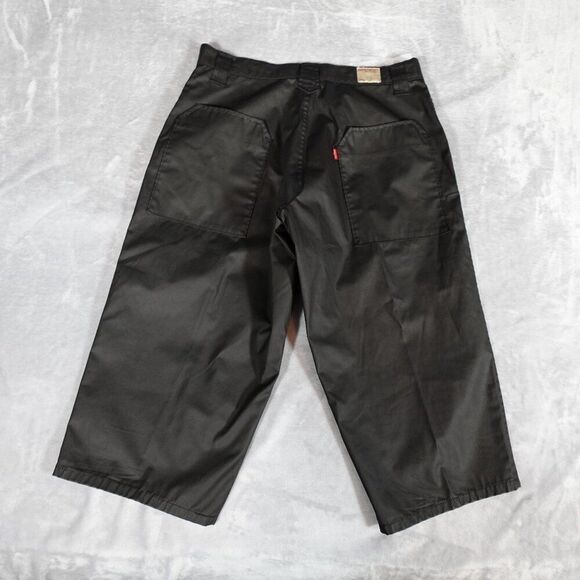 Vintage Levis Lot 53 Softshell Shorts Mens 30x18 Long Fit Skater Rave Style Y2K - Picture 5 of 12